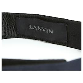 Lanvin-Elbaz Navy Bow Tie OS-Navy blue