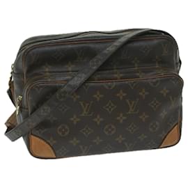 Louis Vuitton-LOUIS VUITTON Monogram Nile Shoulder Bag M45244 LV Auth 60377-Monogram