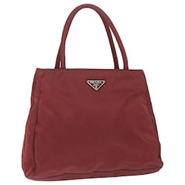Prada-PRADA Tote Bag Nylon Rouge Authentique 59715-Rouge