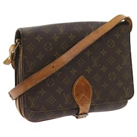 Louis Vuitton-LOUIS VUITTON Monogram Cartouchiere GM Shoulder Bag Vintage M51252 Auth ar10822b-Monogram