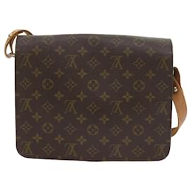 Louis Vuitton-LOUIS VUITTON Monogram Cartouchiere GM Shoulder Bag Vintage M51252 Auth ar10822b-Monogram