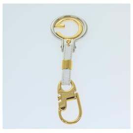 Gucci-GUCCI Halskette Schlüsselhalter Metall 2Set Gold Silber Auth bs10239-Silber,Golden