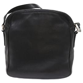Gucci-GUCCI Shoulder Bag Leather Black 337084 Auth bs10188-Black