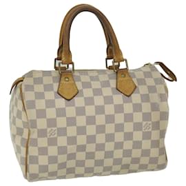 Louis Vuitton-Louis Vuitton Damier Azur Speedy 25 Bolsa de mão N41534 Autenticação de LV 59891-Outro