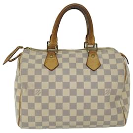Louis Vuitton-Louis Vuitton Damier Azur Speedy 25 Hand Bag N41534 Auth LV 59891-Autre
