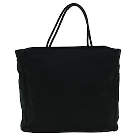 Prada-PRADA Tote Bag Nylon Black Auth 60403-Black
