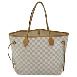 Louis Vuitton-LOUIS VUITTON Damier Azur Neverfull MM Tote Bag N41605 LV Auth 59653-Other