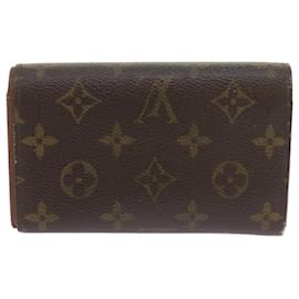 Louis Vuitton-LOUIS VUITTON Monogram Porte Monnaie Billets Tresor Wallet M61730 LV Auth 54097-Monogram