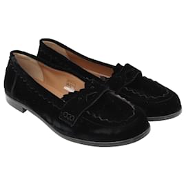 Emporio Armani-Zapatos planos con adornos en forma negra-Negro