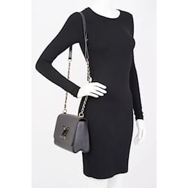 Louis Vuitton-Louis Vuitton Twist MM Chain Black Epi Leather-Black