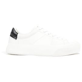 Givenchy New City Sneaker White / Black Tab calf leather Leather EU 41.5 Uk 7.5 Black