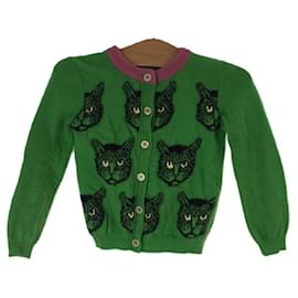 Gucci-Casacos Boy Coats-Verde