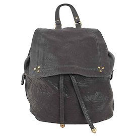 Jerome Dreyfuss Leder-Sling-Rucksack Schwarz