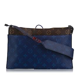 Louis Vuitton-LOUIS VUITTON SacsTissu-Bleu