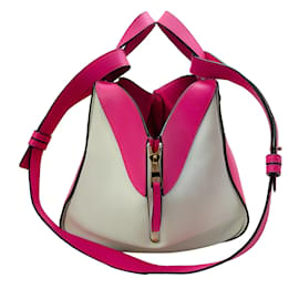 Autre Marque-Loewe white / Pink Hammock Bag-Pink