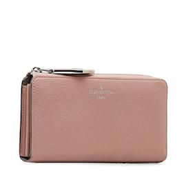 Louis Vuitton-Pink Louis Vuitton Taurillon Comete Wallet-Pink