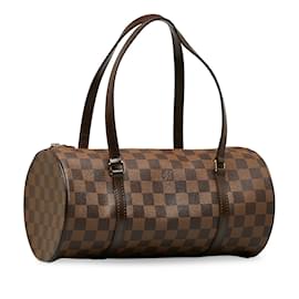 Louis Vuitton-Brown Louis Vuitton Damier Ebene Papillon 30 Shoulder Bag-Brown