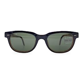 Giorgio Armani-Vintage Black Brown Sunglasses 376-S 227 140 mm-Black