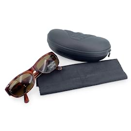 Giorgio Armani-Vintage braune rechteckige Sonnenbrille 845 050 140 MM-Braun