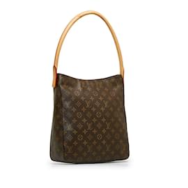 Louis Vuitton-Louis Vuitton Monogram Looping GM  Canvas Shoulder Bag M51145 in Good condition-Brown