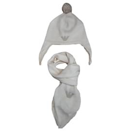 Armani-Hats Beanies Gloves-Eggshell
