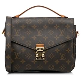 Louis Vuitton-Louis Vuitton Brown Monogram Pochette Metis-Brown