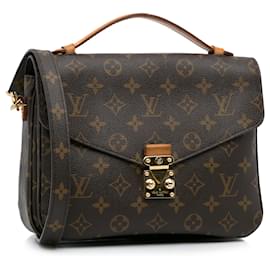 Louis Vuitton-Louis Vuitton Brown Monogram Pochette Metis-Brown
