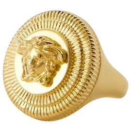 Medusa Biggie Ring - Versace - Metal - Gold Metallic