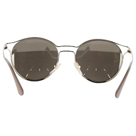 Prada-Prada Cinema PR 62SS Mirror Sunglasses in Gold Metal-Golden