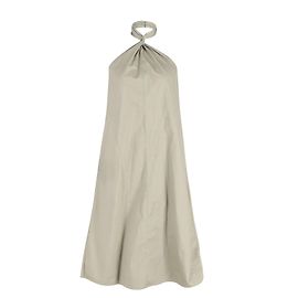 Abito Cosette Twist-front di Anine Bing in cotone verde Beige