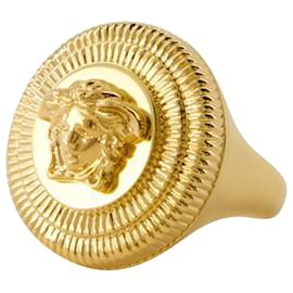 Versace-Medusa Biggie Ring – Versace – Metall – Gold-Metallisch