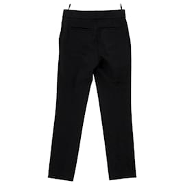 Givenchy-Givenchy Cigarette Trousers in Black Viscose-Black