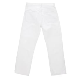 The row-The Row Lesley Denim Jeans aus weißer Baumwolle-Weiß
