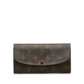 Louis Vuitton-Portafoglio Emilie con monogramma M60697-Marrone