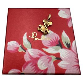 Raro pendente Pomellato modello topino oro giallo 18k D'oro