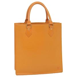Louis Vuitton-LOUIS VUITTON Epi Sac Plat PM Bolso de mano Naranja Mandarín M5274H LV Auth 59637-Otro,Naranja