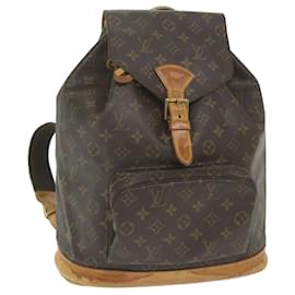Louis Vuitton-LOUIS VUITTON Monogram Montsouris GM Backpack M51135 LV Auth bh132-Monogram