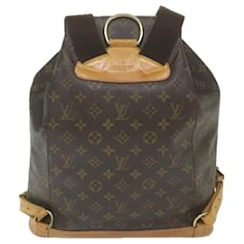 Louis Vuitton-LOUIS VUITTON Monogram Montsouris GM Backpack M51135 LV Auth bh132-Monogram