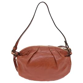 Chloé-Chloe Hand Bag Leather 2way Brown 03 12 99 65 Auth yk9497-Brown