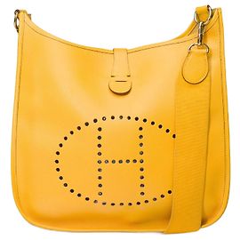 Hermès Borsa HERMES Evelyne in Pelle Gialla - 101589 Giallo