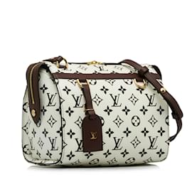 Louis Vuitton-White Louis Vuitton Monogram Speedy Amazon PM Crossbody Bag-White
