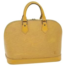 Louis Vuitton-Bolsa de mão LOUIS VUITTON Epi Alma Tassili Yellow M52149 Autenticação de LV 59820-Outro