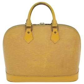 Louis Vuitton-Bolsa de mão LOUIS VUITTON Epi Alma Tassili Yellow M52149 Autenticação de LV 59820-Outro