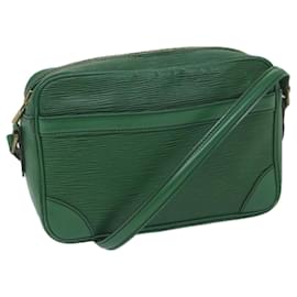 Louis Vuitton-LOUIS VUITTON Epi Trocadero 23 Shoulder Bag Green M52304 LV Auth 59798-Green