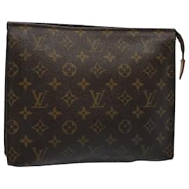 Louis Vuitton-Louis Vuitton Monogram Poche Toilette 26 Pouch M47542 LV Auth 59397-Monogram