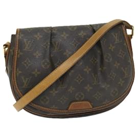 Louis Vuitton-LOUIS VUITTON Monogram Menilmontant PM Shoulder Bag M40474 LV Auth 59802-Monogram