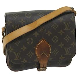 Louis Vuitton-LOUIS VUITTON Monogram Cartouchiere MM Shoulder Bag M51253 LV Auth 58912-Monogram