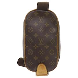 Louis Vuitton-Bolsa de Ombro LOUIS VUITTON Monogram Pochette Gange M51870 Autenticação de LV 59519-Monograma