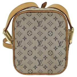 Louis Vuitton-LOUIS VUITTON Monogram Mini Juliet PM Shoulder Bag Blue M92005 LV Auth 58581-Blue