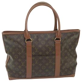 Louis Vuitton-LOUIS VUITTON Monogram Sac Weekend PM Tote Bag M42425 LV Auth bs9783-Monogramme